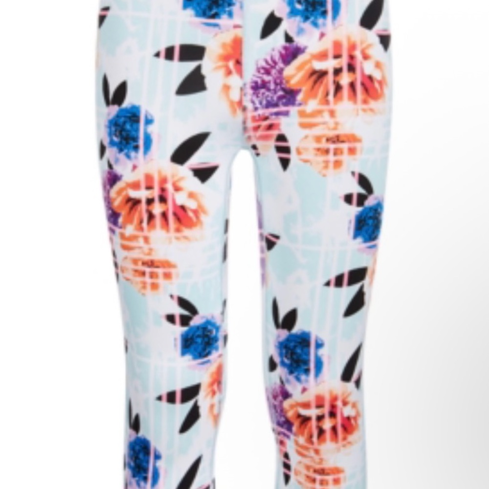 Ideology Girls Size XL Floral Print Leggings NWT